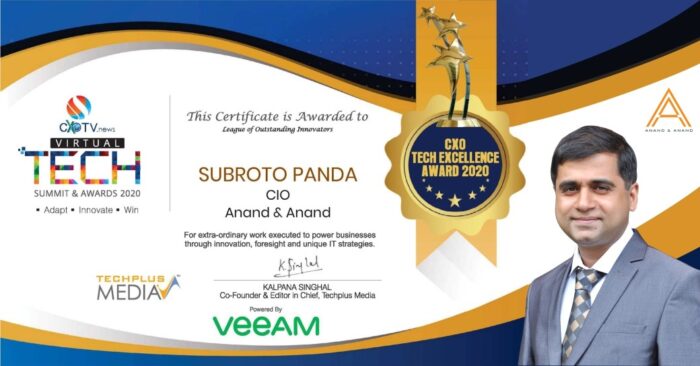 CXO-Award 2020-Subroto Panda