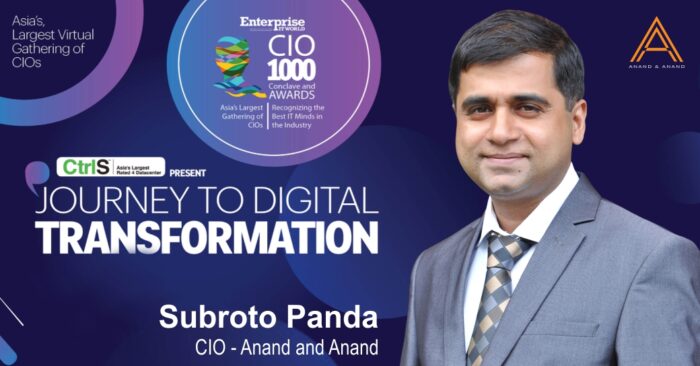 Enterprise IT World CIO1000 APAC - Subroto Panda