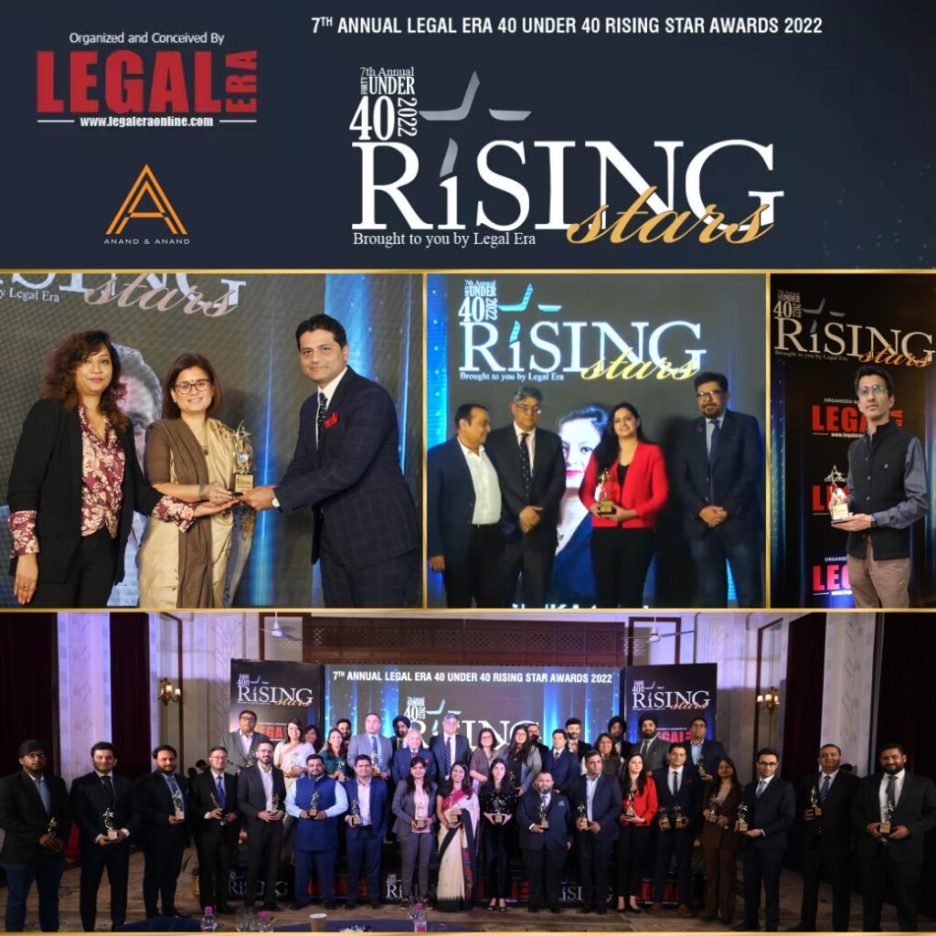 Legal Era 40 under 40 Rising Stars - Revanta Mathur, Gitika Suri and Shobhit Agrawal