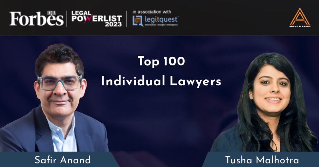 Forbes India - Legal Powerlist 2023 - Top 100 Individual Lawyers